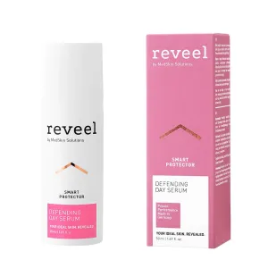 Defending Day Serum by reveel - Daily Serum for Skin Protection from Environmental Factors - Day Serum for Women & Men, 1.69 fl oz