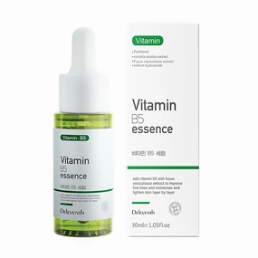 DEleventh Korean Brand Vitamin B5 Face Serum 30ml / Anti-Aging Face Repair, Reduces Fine Lines, Moisturizes & Tightens Skin Layer by Layer, Shrinks Pores & Promotes Tender Skin