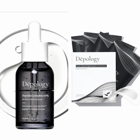 Depology Peptide Complex 10% Wrinkle Defense, Serum-Infused Micro Dart Under Eye Patches | 4 Pairs