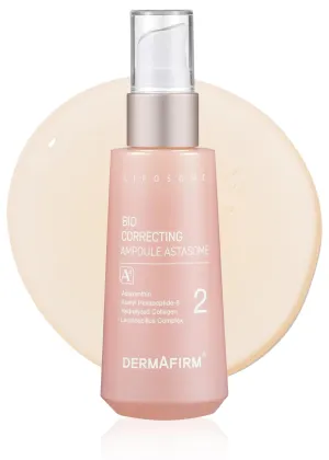 DERMAFIRM Bio Correcting Hydrating Serum Korean Ampoule Astasome A4 | Hydrating Pore Firming & Tightening Facial Serum for Face w/Collagen, Astasome & Peptide | No Animal Trials No Paraben 1.69 fl oz