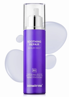 Dermafirm Soothing Repair Facial Serum Hydrating Mist R4 | Face Mist Hydrating Spray for Dark Spots w/Eucalyptus, Peptide & Collagen | Gentle for All Skin Types No Animal Trials No Paraben 3.38 fl oz
