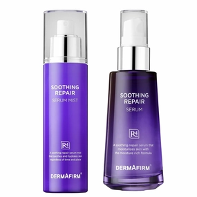 Dermafirm Soothing Repair Facial Serum R4 (Mist and Hydrating Serums) | Korean Face Mist Hydrating Spray for Dark Spots w/Eucalyptus, Peptide & Collagen | Korean Facial Serum for Sensitive Skins