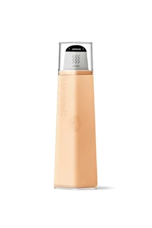 DERMAFLASH DERMAPORE  Skin Care Device, Ultrasonic 2-in-1 Pore Extractor and Serum Infuser, Peach Fuzz