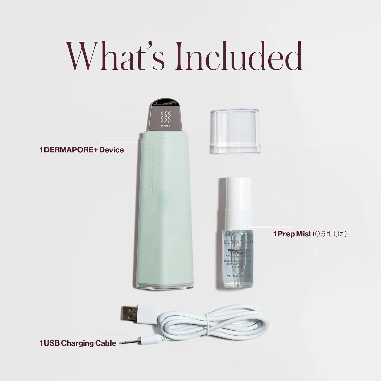 Dermaflash Dermapore  Ultrasonic 2-in-1 Pore Extractor and Serum Infuser