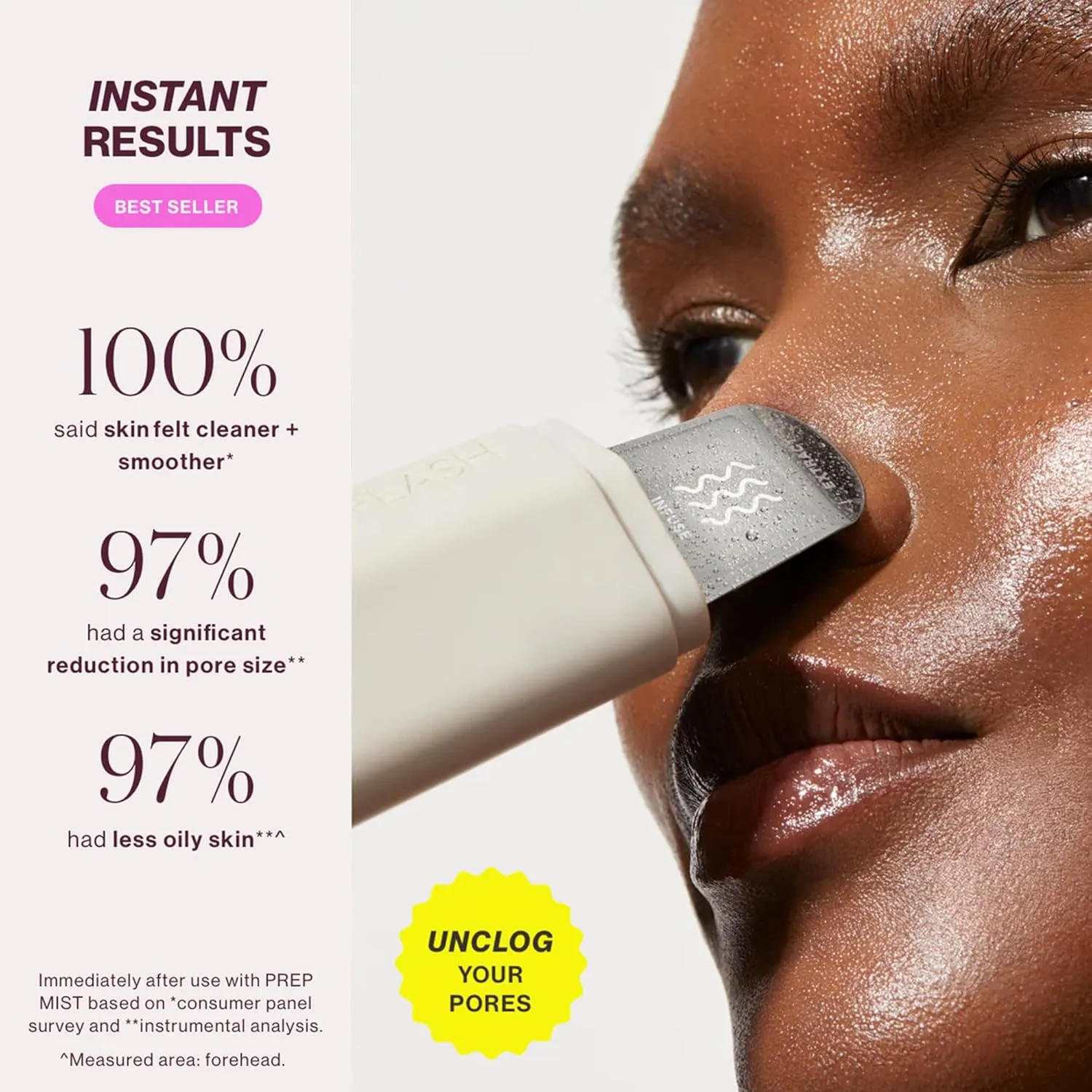 Dermaflash Dermapore  Ultrasonic 2-in-1 Pore Extractor and Serum Infuser