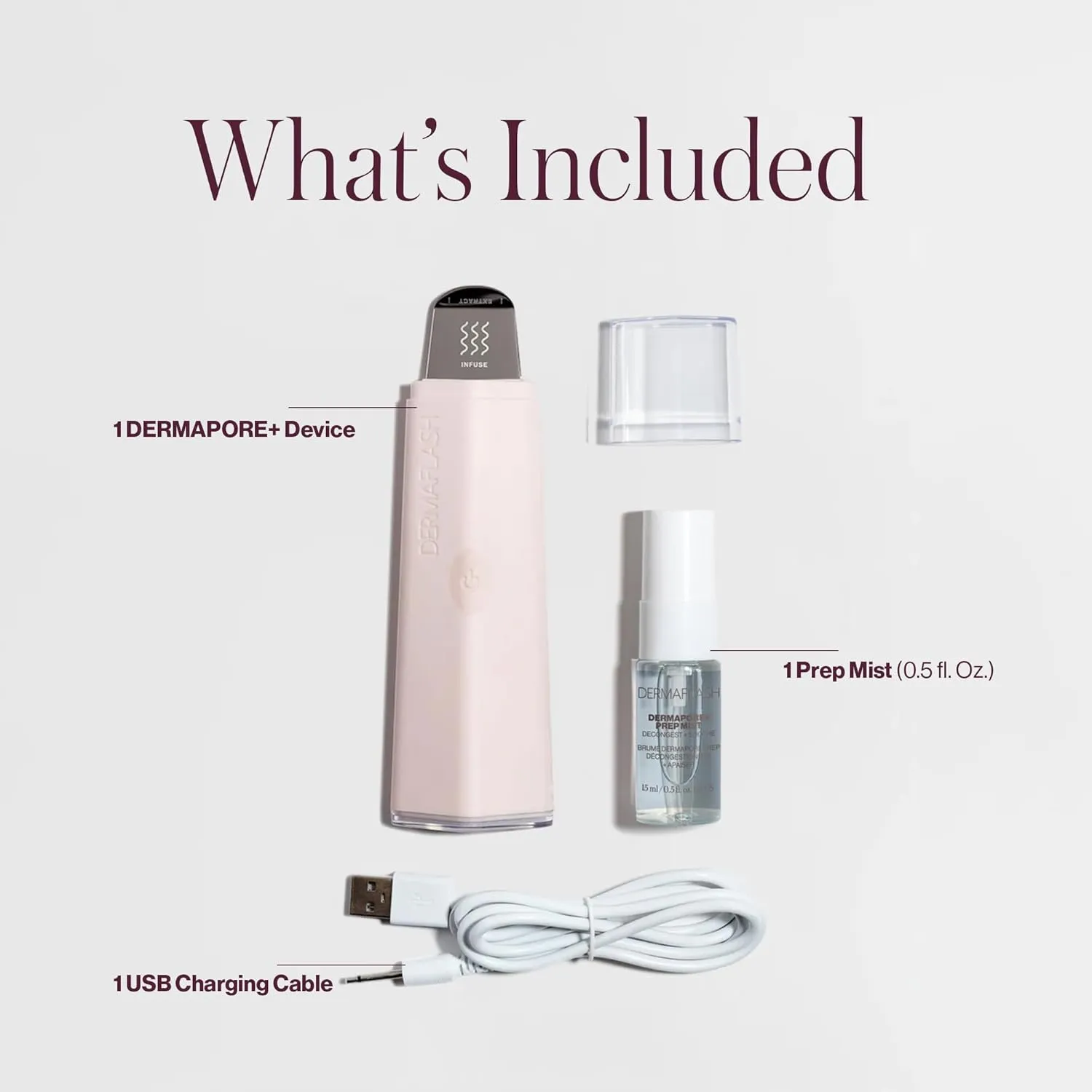 Dermaflash Dermapore  Ultrasonic 2-in-1 Pore Extractor and Serum Infuser