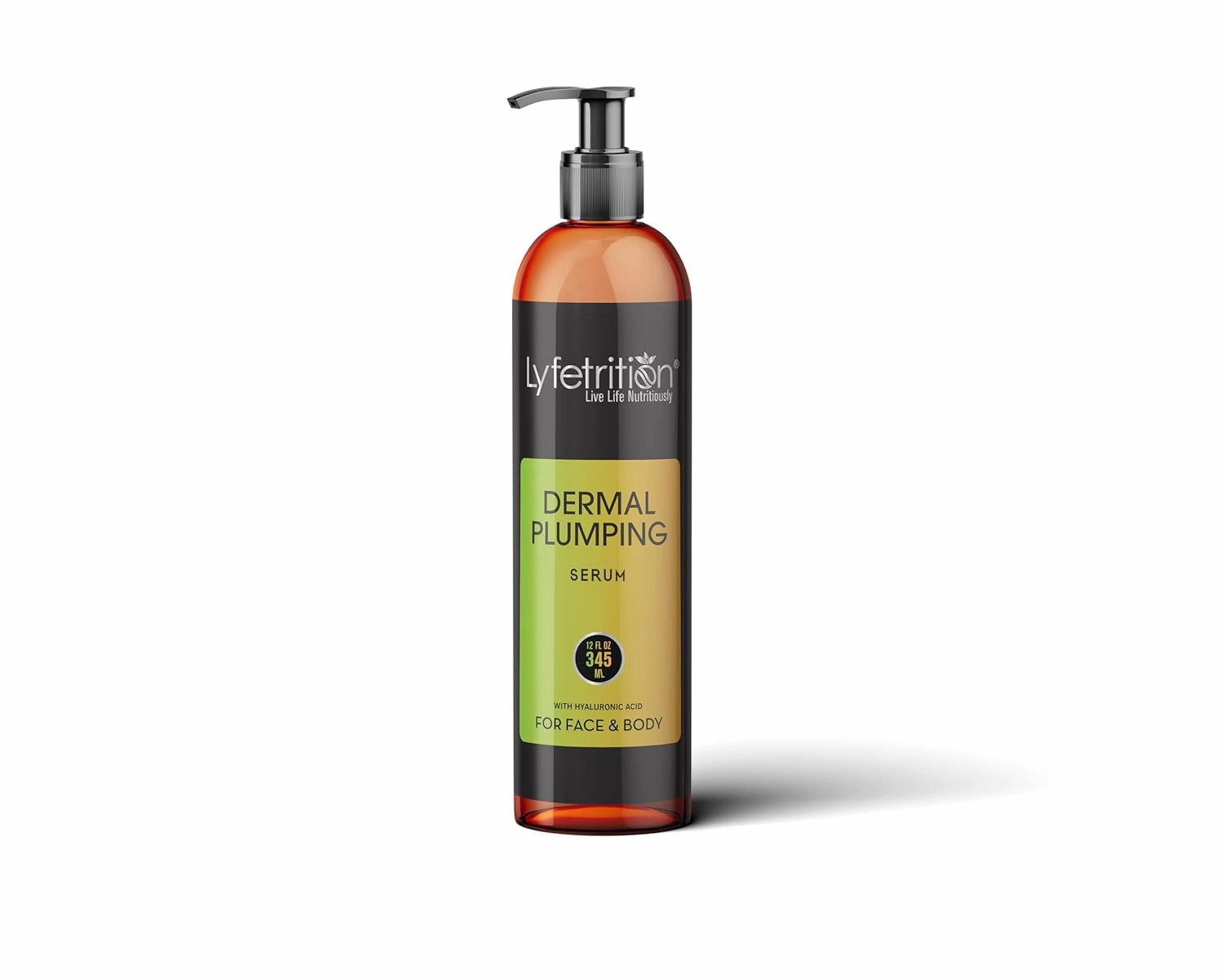 Dermal Plumping Complex | 12 oz large Bottle | Anti-Ageing Serum Enriched with Vitamin C and Hyaluronic Acid