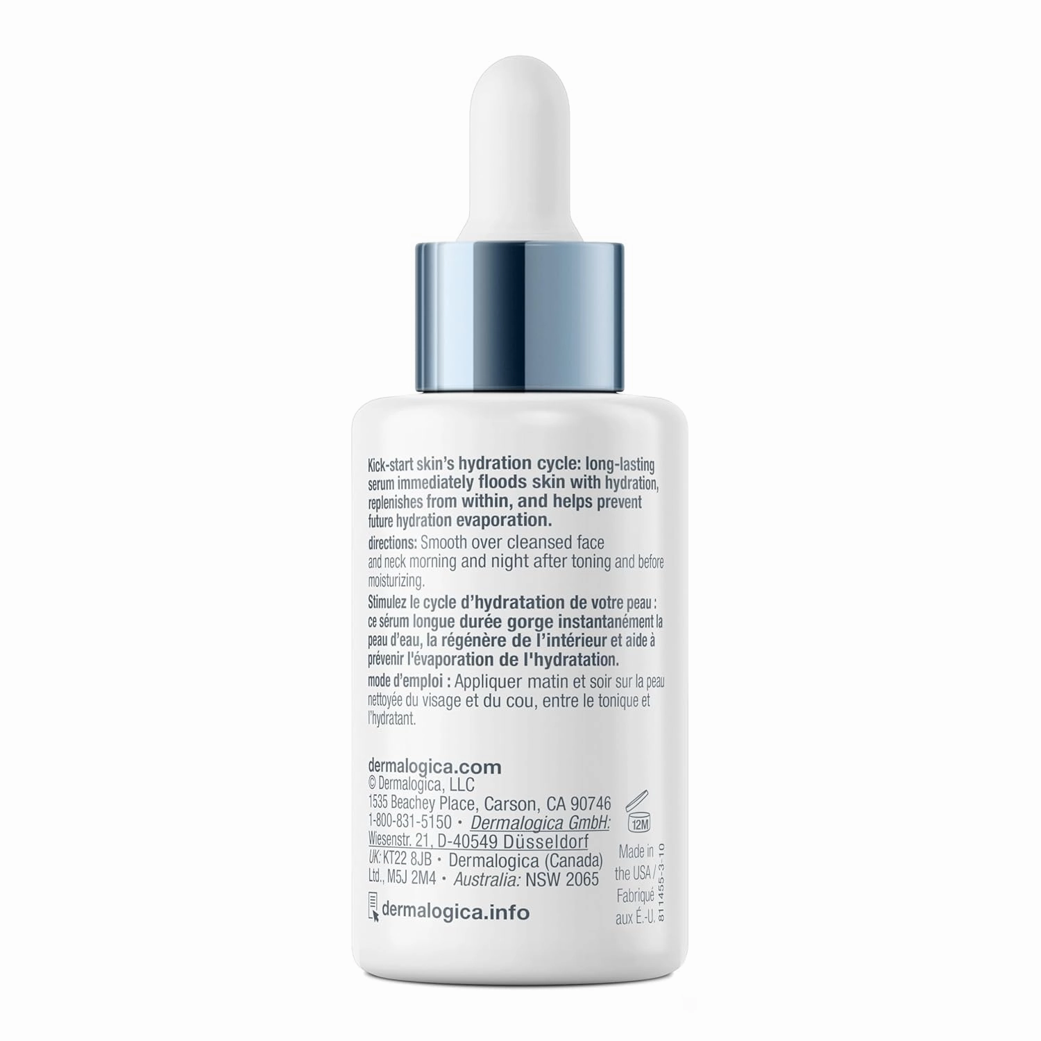 Dermalogica Circular Hydration Serum, Hyaluronic Acid Serum for Face, Deep Hydrating Serum - Delivers long-lasting hydration to help prevent future dehydration