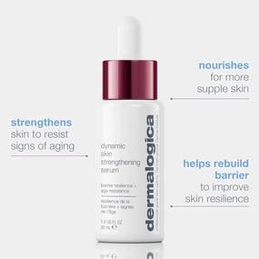 Dermalogica Dynamic Skin Strengthening Serum, Anti Aging Face Serum - Strengthens and Hydrates Skin Barrier, 1 fl oz