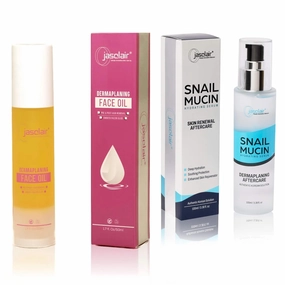 Dermaplaning Oil & Dermaplane Serum Bundle – Ultra-Glide Pre-Shave Oil & Hydrating Post-Shave Serum for Smooth, Radiant Skin