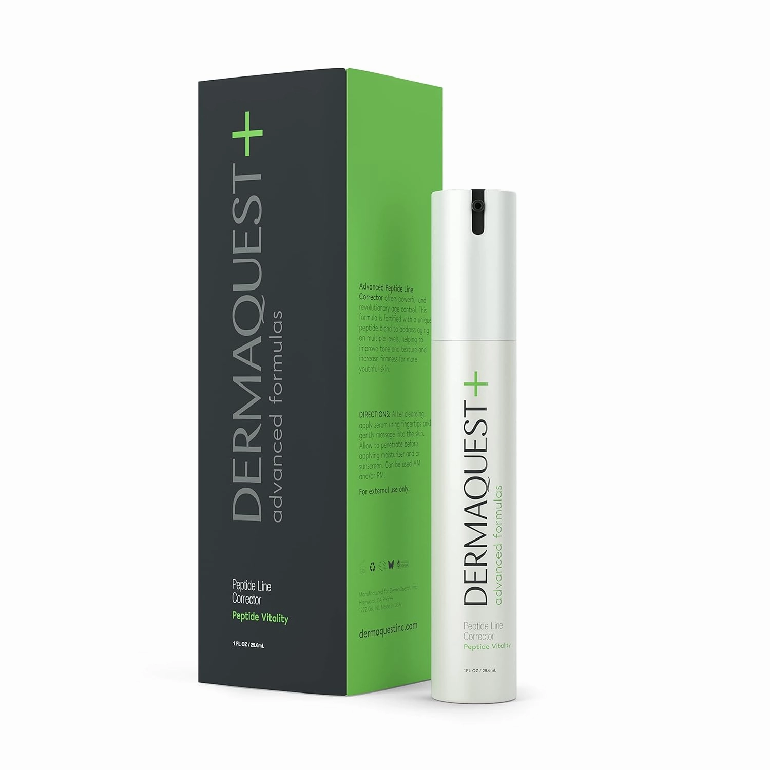 DermaQuest  NEW Peptide Line Corrector Face Serum (1oz)