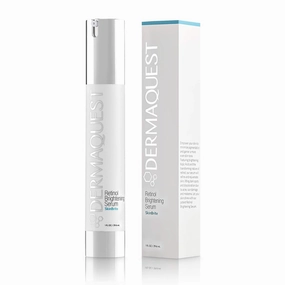 DermaQuest SkinBrite Skin Brightening Retinol Serum - Nighttime Anti Aging Facial Serum Treatment for Dark Spots, Pigmentation & Sun Damage - Anti Irritation Formula (1oz)