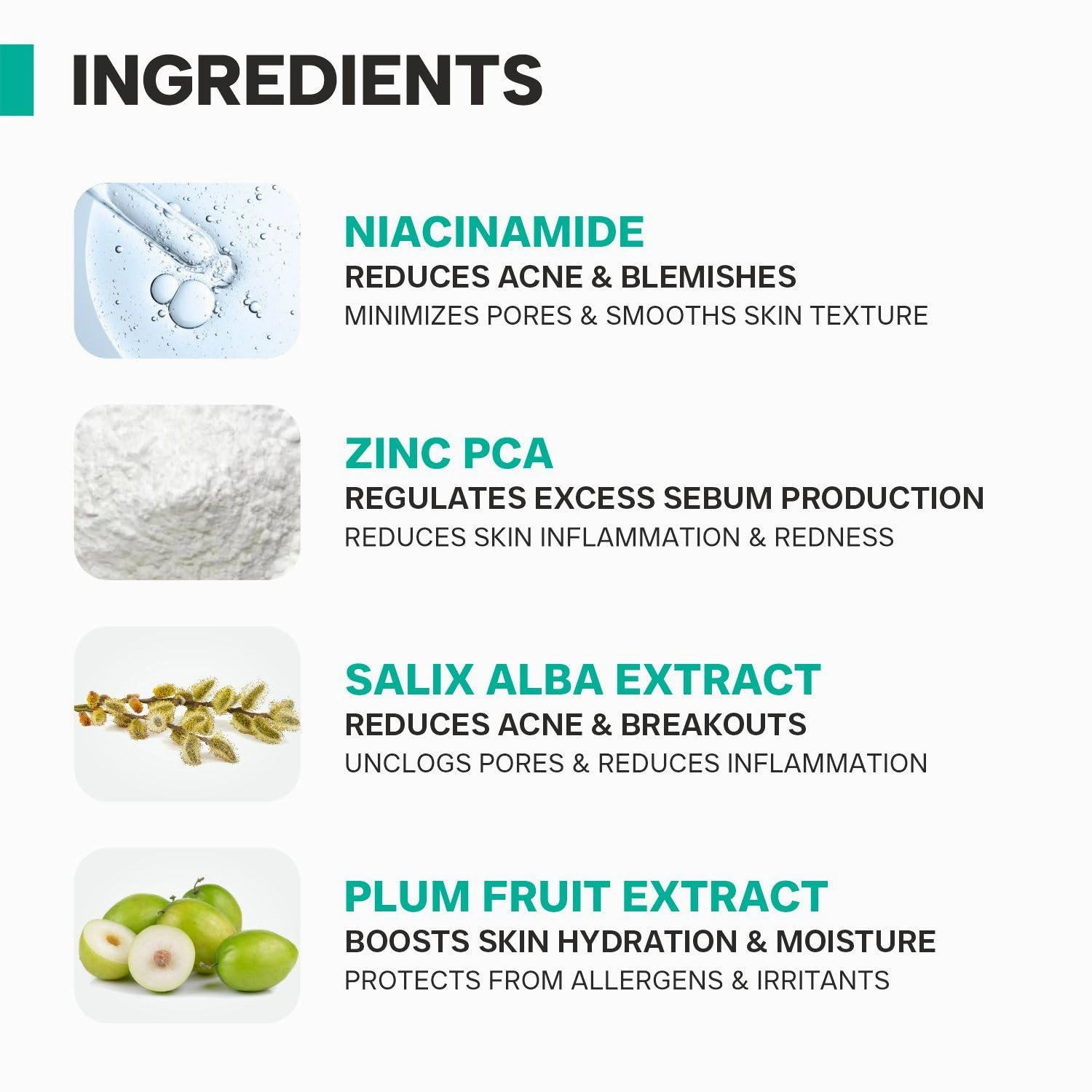 DERMATOUCH 10% Niacinamide Serum for Acne & Blemishes| Oil Balancing with Zinc PCA | For Acne Prone skin | 20ml