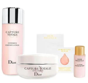 Dior Capture Totale Cell Energy Serum, Firming and Wrinkle Cream, Prestige Face Serum Holiday Gift Set (Travel Size)