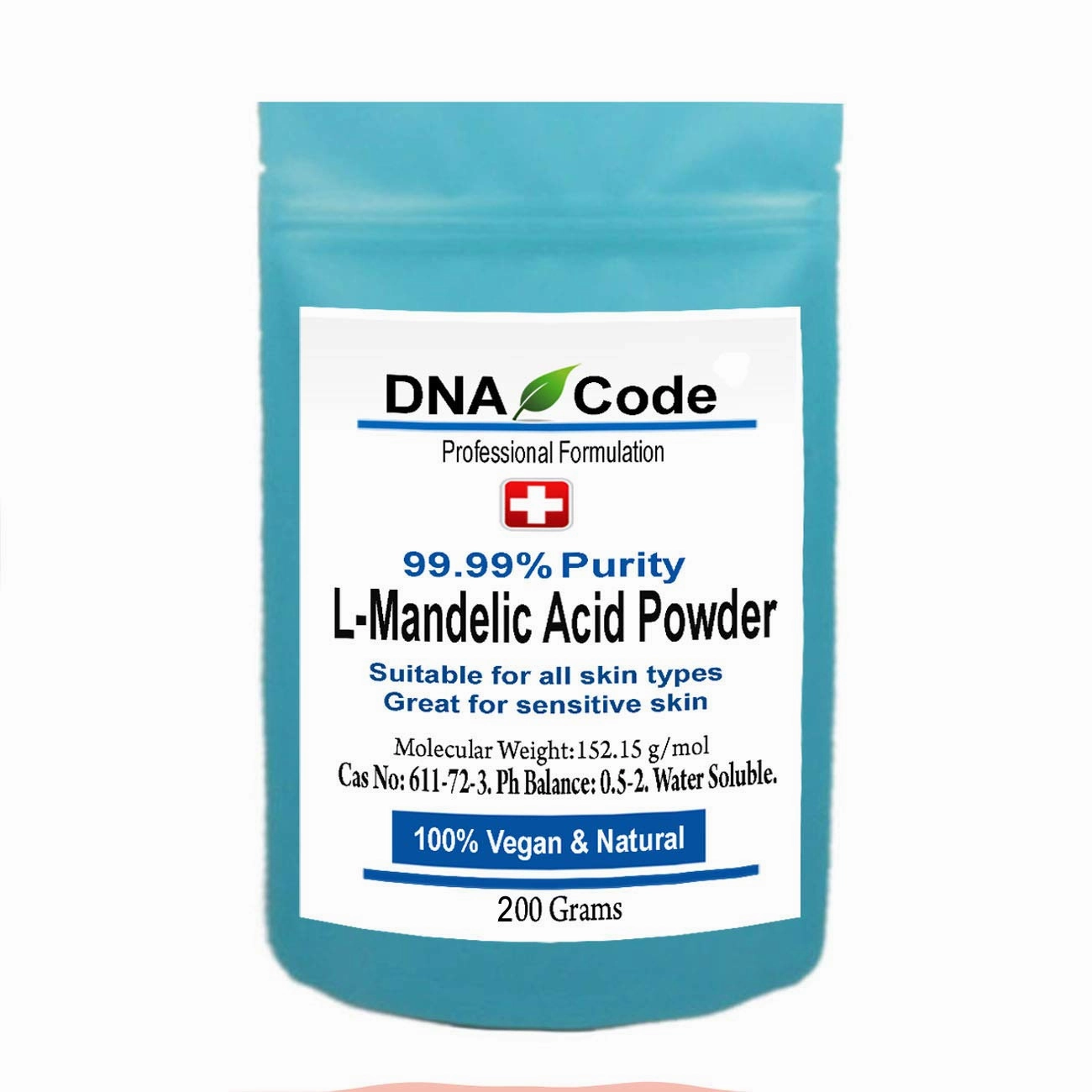 DIY Mandelic Acid Powder 99.9% Purity, Cosmetic Grade. Make Your Own Peel/Mask or add to Cream, Serum, Moisturizer…