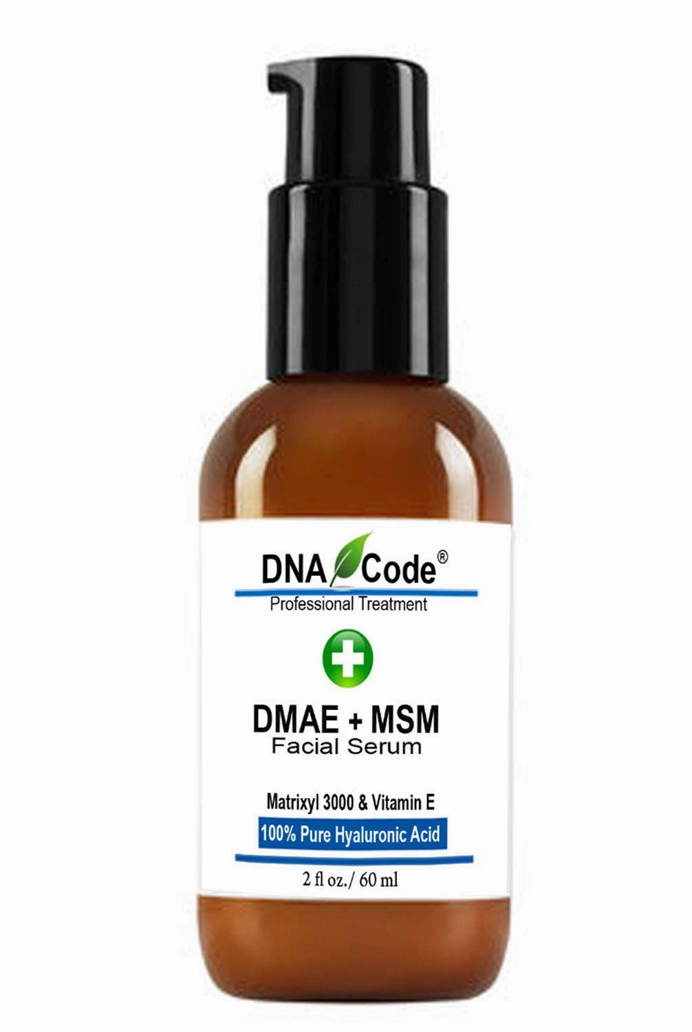 DNA Code-5% DMAE MSM Firming Serum, 100% Pure Hyaluronic Acid  Matrixyl 3000