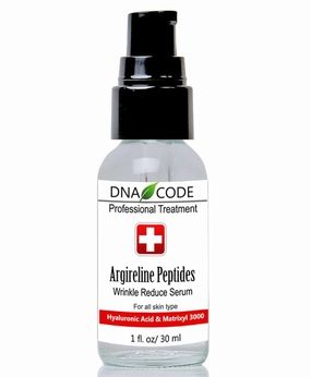 DNA Code®-No Needle Alternative-Pure Argireline Peptides Wrinkle Reduce Serum  Matrixyl 3000 Hyaluronic Acid