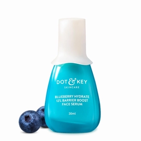 Do, t & Ke' y Blueberry Hydrate Face Serum with Niacinamide, Ceramides & Hyaluronic Acid – 30ml (1.01 fl oz) | Lightweight Hydrating Formula for Smooth, Refreshed Skin Appearance | For All Skin Types