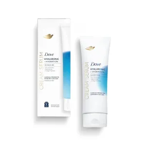 Dove Body Cream Serum Hyaluronic   Hydration for Extra Dry, Flaky Skin, with Pro-Ceramides, Niacinamide and Collagen Peptides Lotion, 8 oz