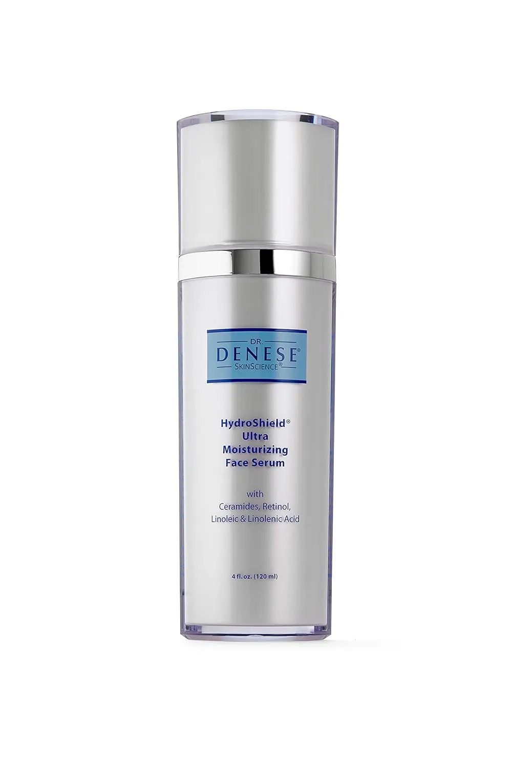 Dr. Denese SkinScience HydroShield Ultra Moisturizing Face Serum Locks In Moisture with Retinol & Ceramides - Reduce Appearance of Wrinkles, Increased Hydration & Tightness - Cruelty-Free - 4oz