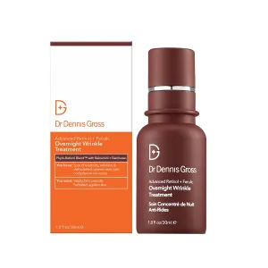 Dr Dennis Gross Advanced Retinol   Ferulic Overnight Wrinkle Treatment: Visibly Firm, Restore Hydration & Reduce the Look of Wrinkles, 1 oz