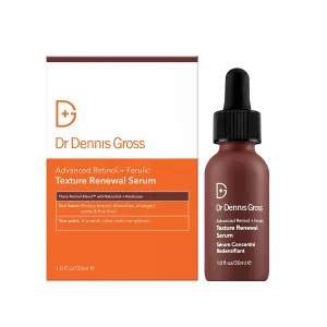 Dr. Dennis Gross Advanced Retinol   Ferulic Serum – Anti-Aging Formula to Smooth Texture, Boost Radiance, and Minimize Fine Lines & Wrinkles, 1 oz