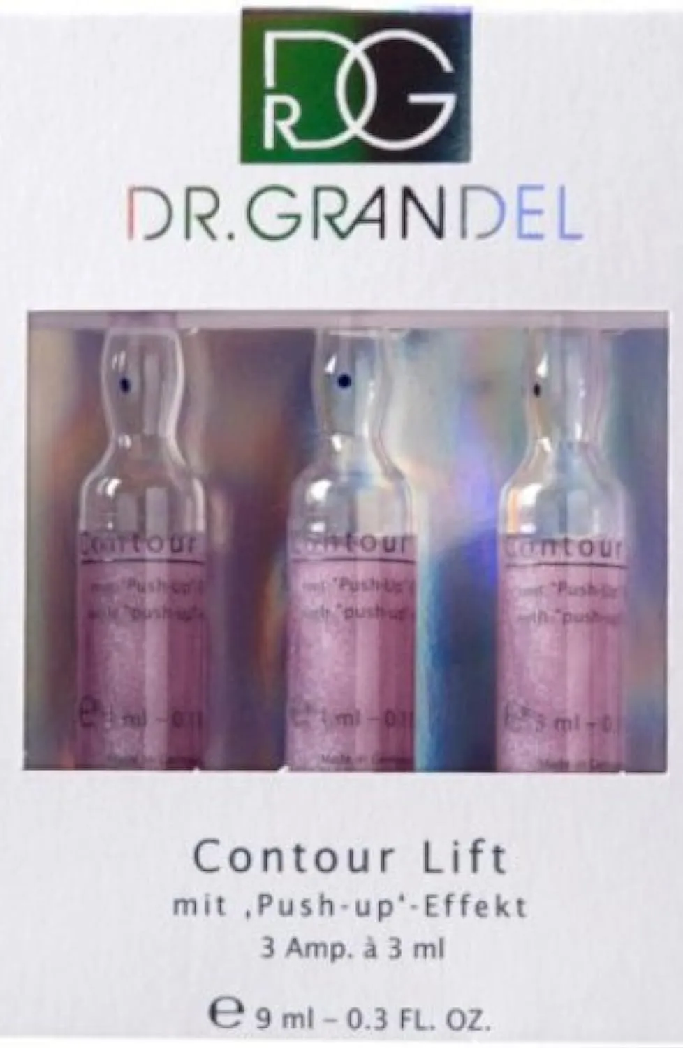 Dr Grandel Active CONTOUR LIFT AMPOULE 24 Pack Pro size. push-up effect, smoothing, firming care serum for an immediate lifting effect