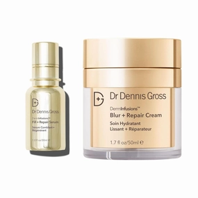 Dr Dennis Gross DermInfusions Fill   Repair Serum & Blur   Repair Cream