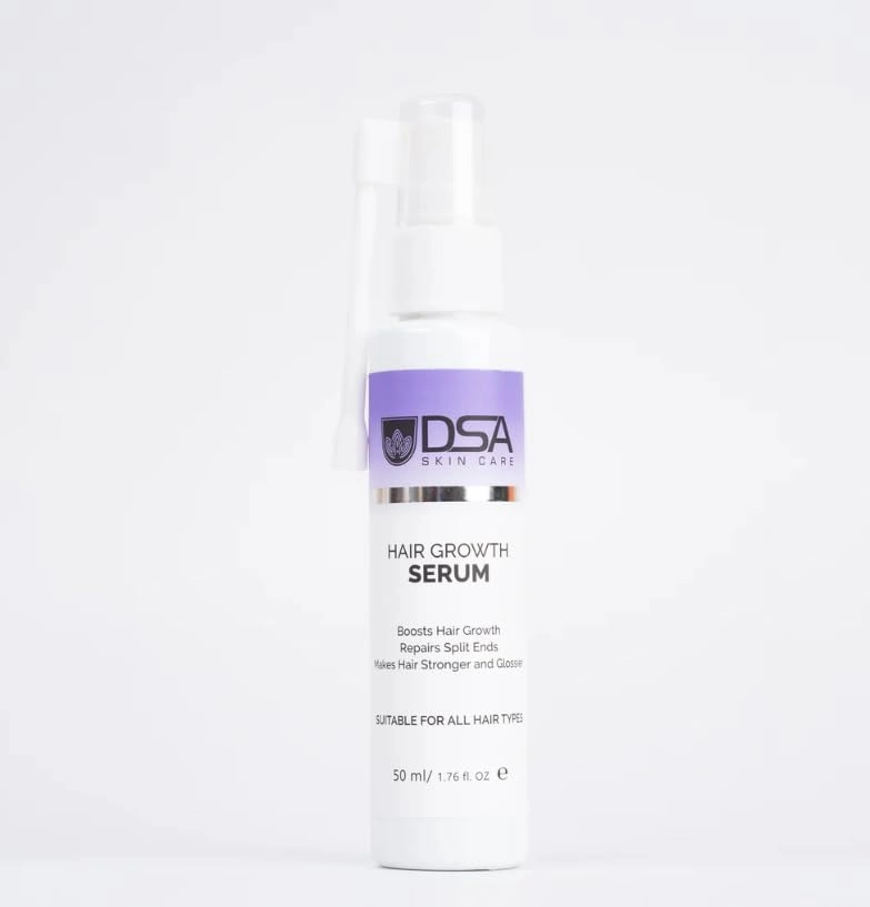 DSA Hair Growth Serum For Hair Care - 1.76 Fl Oz | Natural Hair Growth Formula Control Hair Fall, Repair Damaged Hairs, Boost Hair Growth & Scalp Treatment For Dry Scalp