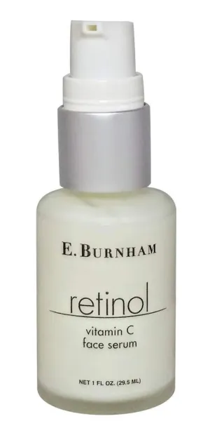 E. Burnham's Retinol Vitamin C Face Serum 1 Oz. - Facial Moisturizer For Aging Skin