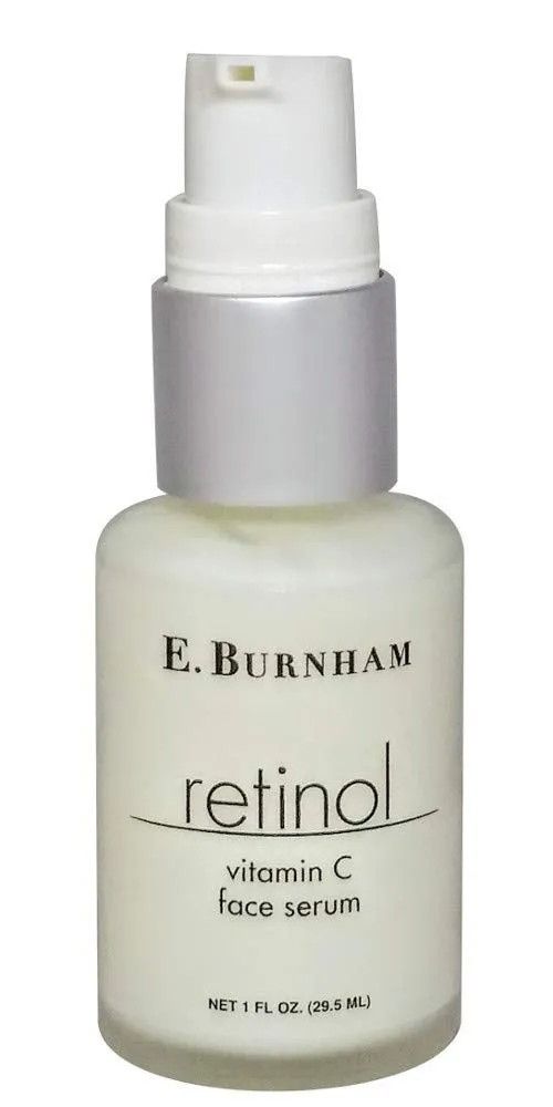 E. Burnham's Retinol Vitamin C Face Serum 1 Oz. - Facial Moisturizer For Aging Skin