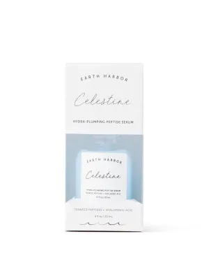 Earth Harbor | CELESTINE Hydra-Plumping Peptide Serum - Skin Elasticity & Replenishing Nutrients | Hyaluronic Acid   Seaweed Peptides | Plant-Based & Certified Vegan |
