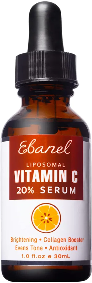 Ebanel Vitamin C Serum for Face with Ferulic Acid, Retinol, Vitamin B5 & E, Antioxidant Brightening Serum, Dark Spot Remover for Face, Anti-Aging Facial Skin Care for Day and Night