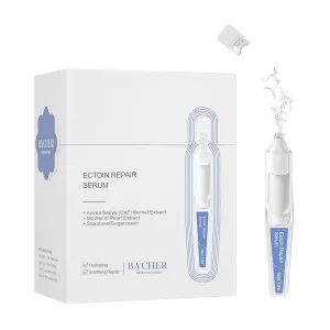 Ectoin Repair Face Serum Ampoules # 15 Pcs/Box - Deep Moisture & Anti-Aging Serum with Beta-Glucan, Glycerin, and Hyaluronic Acid – Hydration, Soothes & Protects All Skin