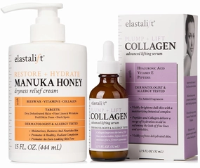 Elastalift Collagen Lifting Facial Serum   Manuka Honey Firming Body Lotion Set