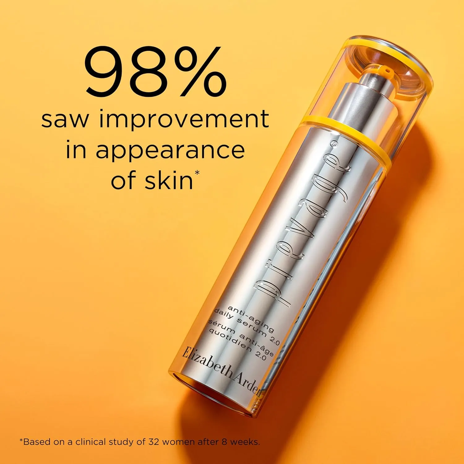Elizabeth Arden PREVAGE Anti-Aging Face Serum 2.0 for Women, Brightening & Dark Spot Correcting Skincare, With Antioxidant Idebenone Technology