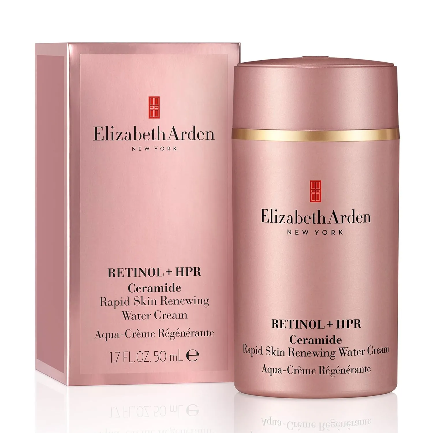 Elizabeth Arden Retinol Serum Wrinkle Filler   HPR Next Generation Retinoid, Ceramide, and Peptide Rapid Skin Renewing Water Day and Night Cream for Face and Neck