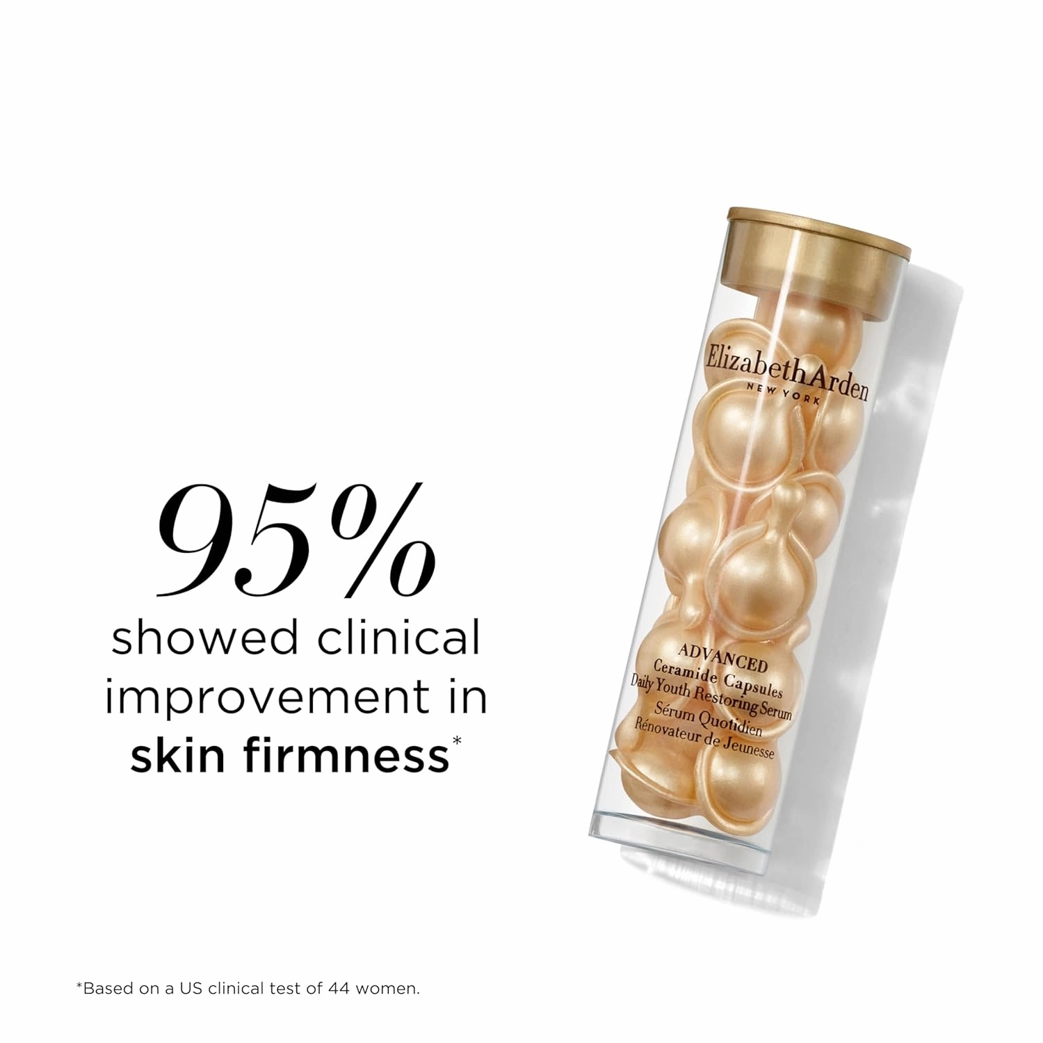 Elizabeth Arden Advanced Ceramide Face Serum Capsules, Anti-Aging Skincare, Fragrance-Free Hydrating Formula for Radiant, Firm Skin, Nourishing and Strengthening