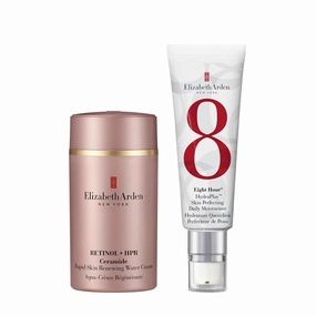 Elizabeth Arden Retinol Serum Wrinkle Filler   HPR Next Generation Retinoid, Ceramide, and Peptide Rapid Skin Renewing Water Day and Night Cream for Face and Neck