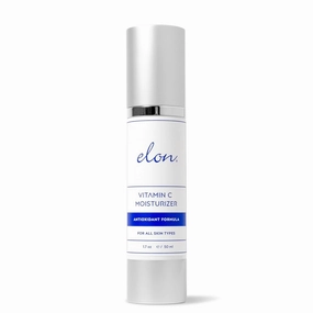 Elon Antioxidant C Moisturizer - Revitalizing Vitamin Lotion w/Vitamin E, MSM & Jojoba Oil – Vitamin Face Moisturizer For Fine Lines & Wrinkles - Suitable For All Skin Types (1.7 oz.)