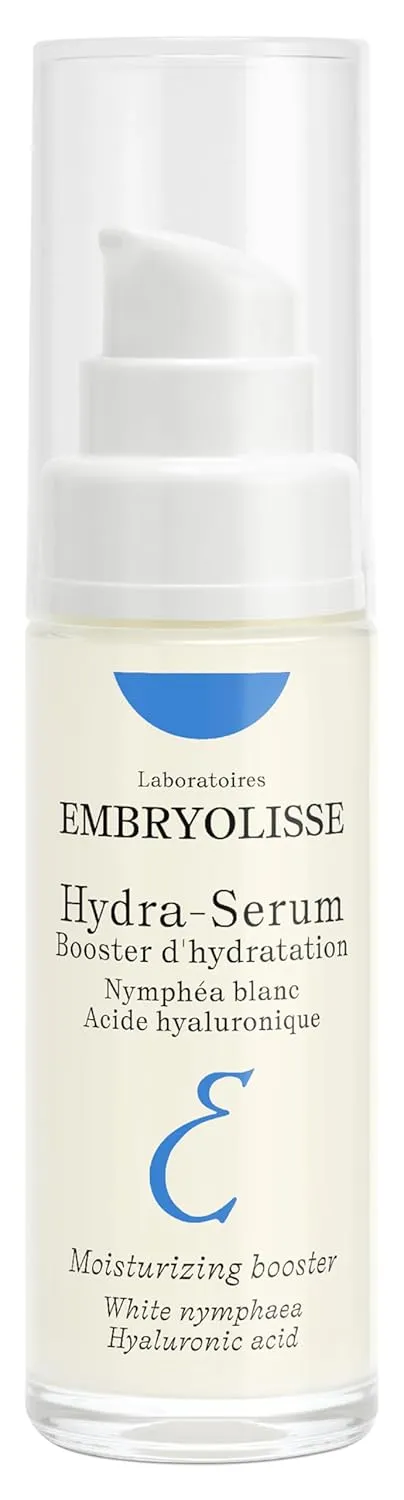 Embryolisse Hydra-Serum, Ultra-Hydrating Lightweight Hyaluronic Acid Facial Serum with White Water Lily, For Oily to Combination Skin, 1.01 Fl Oz