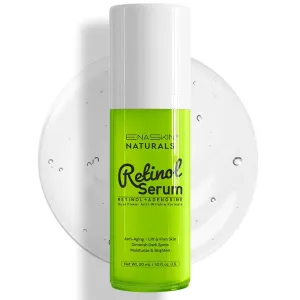 Enaskin Naturals Retinol Serum for Face: Anti-Wrinkle Filler for Deep Wrinkles, Dark Spot & Neck Firming with Hyaluronic Acid, 1 Fl Oz