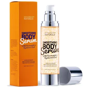Enaskin Naturals Smoothing Body Serum Lotion for Dry and Crepe Skin: Anti-Wrinkle, Hydrating, Firming with Hyaluronic Acid & Niacinamide, Non-Greasy, for All Skin Type