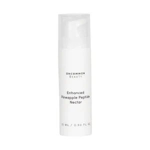 Enhanced Pineapple Peptide Nectar - Hydrating Vitamin C Serum - All Skin Types, Vegan, Cruelty Free, Fragrance Free, .50 FL OZ
