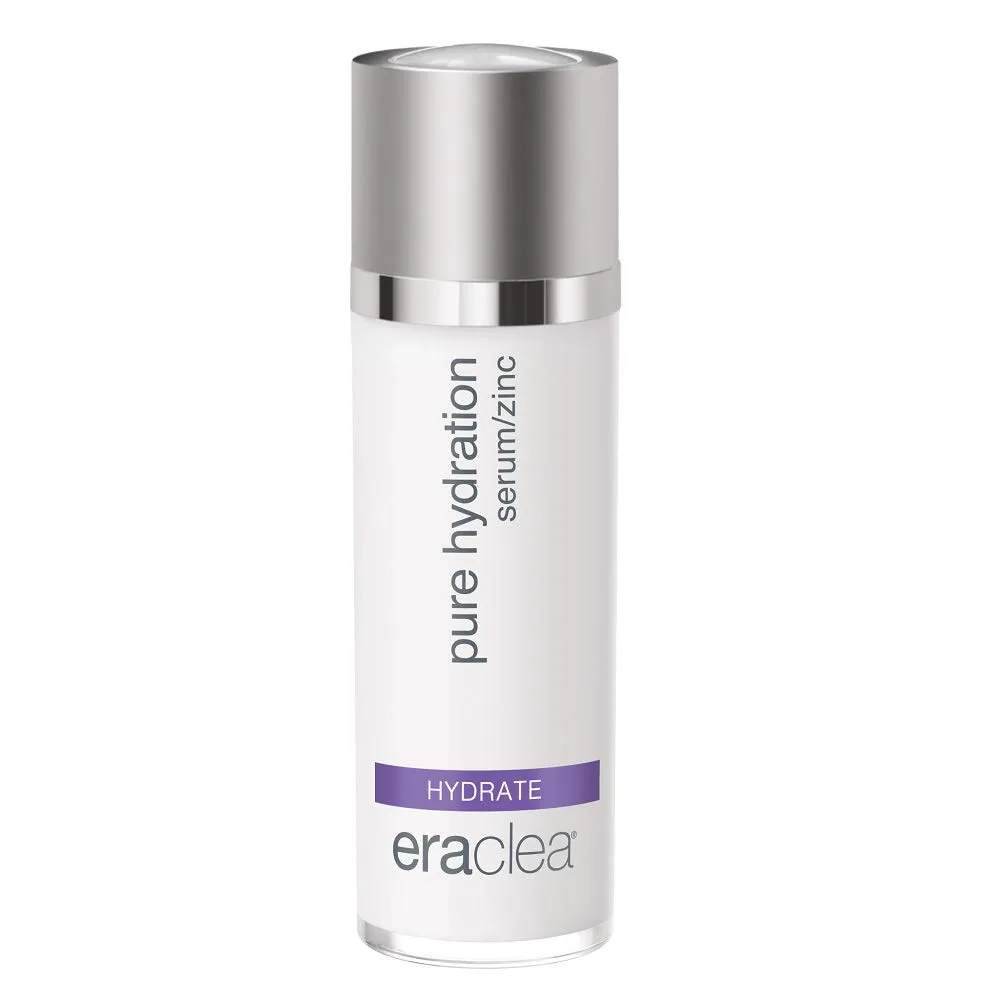 eraclea Pure Hydration Serum, Soothing Face Serum with Hyaluronic Acid and Zinc to Calm Redness and Irritated Skin, Ultra-Hydrating Anti-Wrinkle Hyaluronic Acid Serum for All Skin Types (1 fl oz)