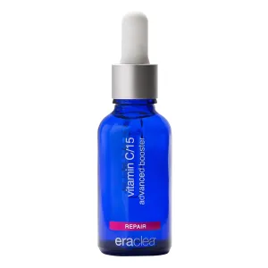 eraclea Vitamin C 15% Advanced Booster, Anti-Aging Skin Serum with Hyaluronic Acid, Tranexamic Acid, Azelaic Acid and Allantoin to Reveal Smooth and Radiant Skin (1 oz)