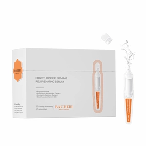 Ergothioneine Firming Serum Ampoules - Hydrating and Repairing Formula with Pro-Xylane, Centella Asiatica Extract, and Vitamin B5 for Various Skin Types, 30 Pcs/Box