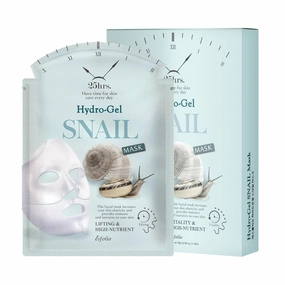 esfolio Snail Hydrogel Face Mask – Hydrating, Repairing & Firming Korean Skincare with Snail Mucin, Collagen & Hyaluronic Acid – Anti-Aging, Wrinkle Reduction & Skin Renewal Sheet Mask (8 Sheets)