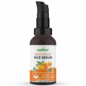 Essancia Vitamin C & B3 Face Serum - Skin Brightening & Protection Formula (30ml)