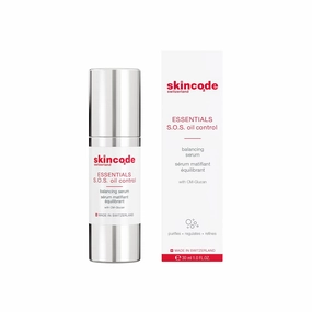 Essentials S.O.S Oil Control Balancing Serum - Ultra-Light, Pore-Refining Treatment for Oily & Combination Skin | Calms Breakouts, Regulates Shine | Dermatologist Tested (1.0 Oz / 30 mL)